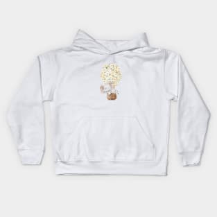 Air balloon Elephant Kids Hoodie